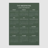 Simple Yet Elegant 2026 Calendar | Magnet (正面)