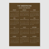 Simple Yet Elegant 2026 Calendar | Magnet (正面)