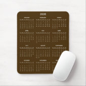 Simple Yet Elegant 2026 Calendar | Mousepad マウスパッド (マウス)