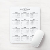 Simple Yet Elegant 2026 Calendar | Mousepad マウスパッド (マウス)