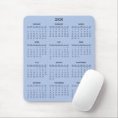 Simple Yet Elegant 2026 Calendar | Mousepad マウスパッド (マウス)