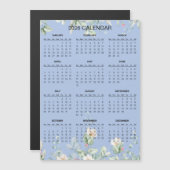 Simple Yet Elegant Floral 2026 Calendar  | Magnet (正面/裏面)