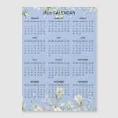 Simple Yet Elegant Floral 2026 Calendar  | Magnet (正面)