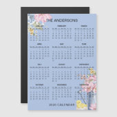 Simple Yet Elegant Floral 2026 Calendar  | Magnet (正面/裏面)