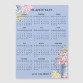 Simple Yet Elegant Floral 2026 Calendar  | Magnet (正面)