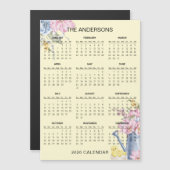 Simple Yet Elegant Floral 2026 Calendar  | Magnet (正面/裏面)