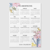 Simple Yet Elegant Floral 2026 Calendar  | Magnet (正面)
