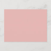 Simple You Pink/Tan ・ベビー発表 案内ポストカード (裏面)