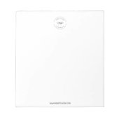 Simple Your Logo and website Promotional Business  ノートパッド (正面)