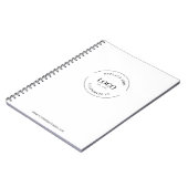 Simple Your Logo and website Promotional Business  ノートブック (左側)