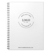 Simple Your Logo and website Promotional Business  ノートブック (正面)