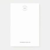 Simple Your Logo and website Promotional Business  ポストイット (正面)