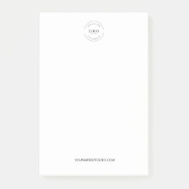 Simple Your Logo and website Promotional Business  ポストイット