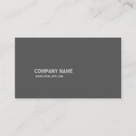 Simples Modern Elegant Companyの灰色 名刺
