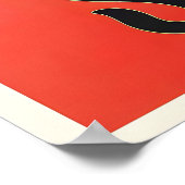 Simplex Cycloide Retro Bicycle Amsterdam Holland ポスター (角)