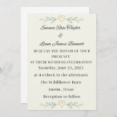 Simplicity Heart Wedding Invitation 招待状 (正面/裏面)