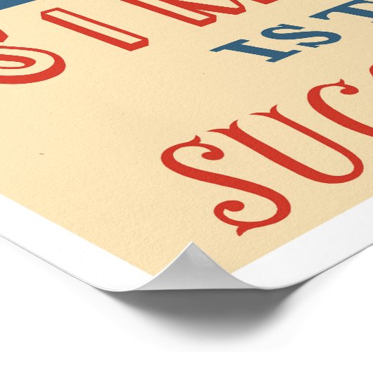 Simplicity is the Key to successful Living, ポスター (角)