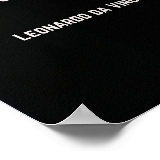 Simplicity is the ultimate sophistication ポスター (角)