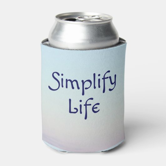 Simplify Lifeブルーコージエクール 缶クーラー (缶正面)