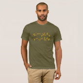「Simplify Your Life」のシャツとジャケット Tシャツ (正面フル)