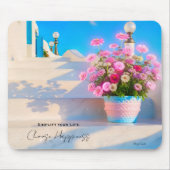 Simplify your Life, Choose Happiness !Mouse Pad マウスパッド (正面)