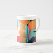 simplistic design coffee mug  ボーンチャイナマグカップ (正面右)