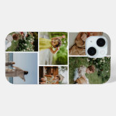 Simplistic Family 6フォトコラージュ Case-Mate iPhoneケース (裏面 (横))