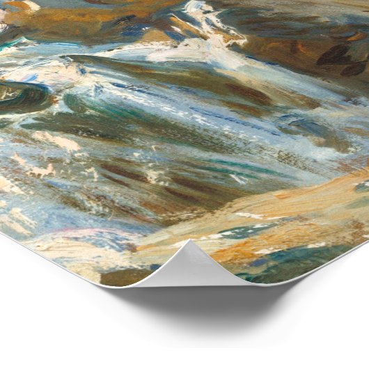 Simplon Pass (1911) by John Singer Sargent ポスター (角)