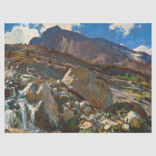 Simplon Pass by John Singer Sargent 薄葉紙 (正面)