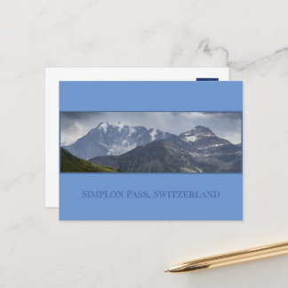 Simplon Pass Mountains （スイス） ポストカード