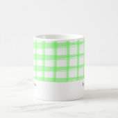 Simply モダン Green Lattice Business Mug コーヒーマグカップ (中央)