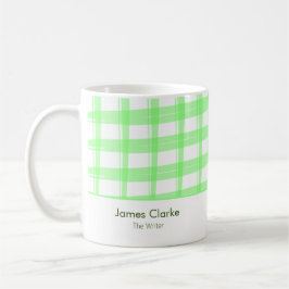Simply モダン Green Lattice Business Mug コーヒーマグカップ