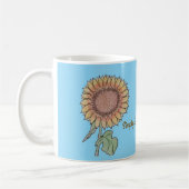 Simply Beautiful Sunflower コーヒーマグカップ (左)