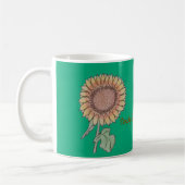 Simply Beautiful Sunflower コーヒーマグカップ (左)