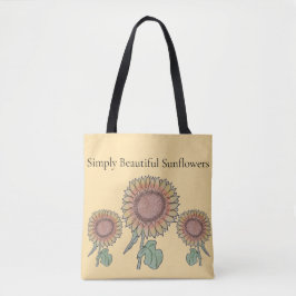 Simply Beautiful Sunflowers  トートバッグ