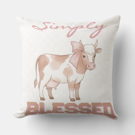 simply blessed  クッション (正面)