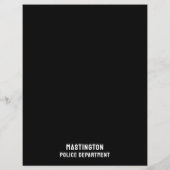 Simply Bold, Police Officer Law Recruitment チラシ (裏面)