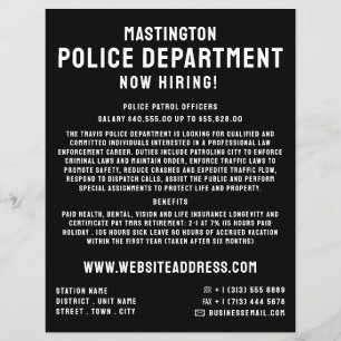 Simply Bold, Police Officer Law Recruitment チラシ