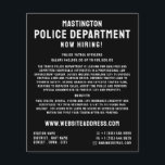 Simply Bold, Police Officer Law Recruitment チラシ<br><div class="desc">Simply Bold,  Police Officer Law Recruitment Flyer by The Business Card Store.</div>