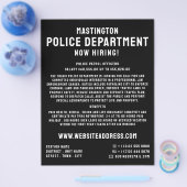 Simply Bold, Police Officer Law Recruitment チラシ (シングル)