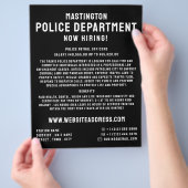 Simply Bold, Police Officer Law Recruitment チラシ (手)