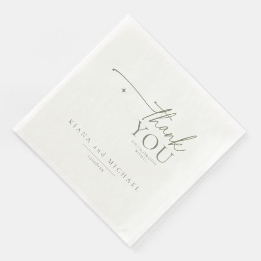 Simply Chic 結婚's Thank You Pearl White ID1046 (コーナー)