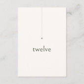 Simply Chic's Table 結婚 Number Pearl ID1046 招待状 (裏面)