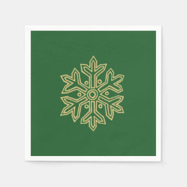 Simply Christmas Collection – スノーフレーク スタンダードカクテルナプキン