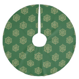 Simply Christmas Collection – スノーフレーク ブラッシュドポリエステルツリースカート