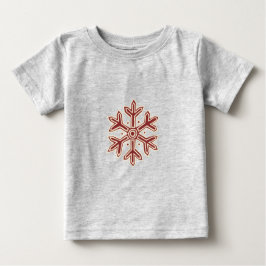 Simply Christmas Collection – スノーフレーク ベビーTシャツ