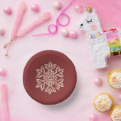 Simply Christmas Collection – スノーフレーク ペーパーボウル (パーティー)