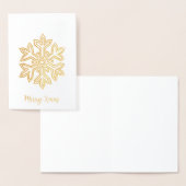 Simply Christmas Collection – スノーフレーク 箔カード (ディスプレー)