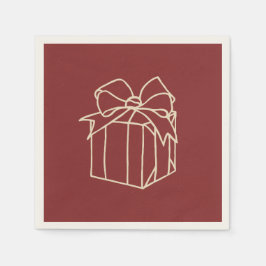 Simply Christmas Collection – プレゼント スタンダードカクテルナプキン