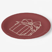 Simply Christmas Collection – プレゼント ペーパープレート (アングル)